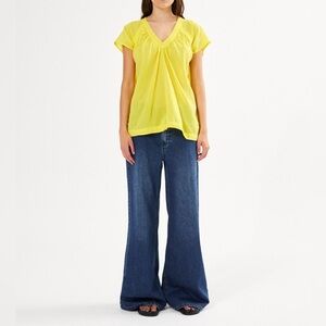 Rabens Saloner Dipsy Top - Sunshine Yellow